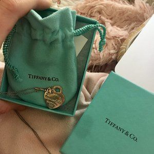 Tiffany Lock and Key Necklace